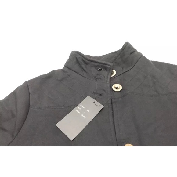 * Supernova Quilted Button Up Jacket Large - Picture 6 of 8